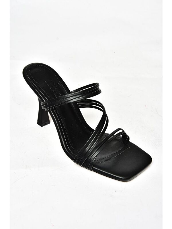 S5900337 Siyah Kadın Terlik - Görsel 3