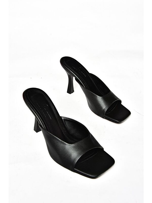 S5900331 Siyah Kadın Terlik - Görsel 4