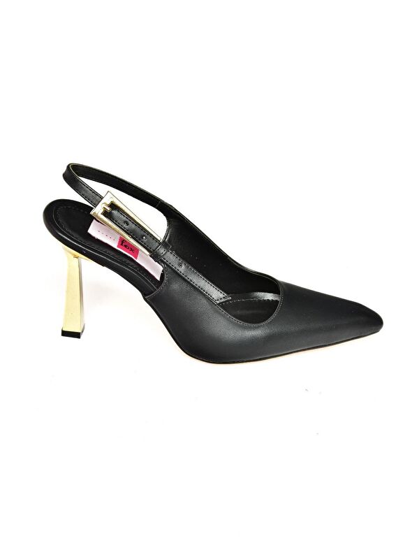 S7520987 Siyah Kadın Topuklu Ayakkabı - Görsel 2