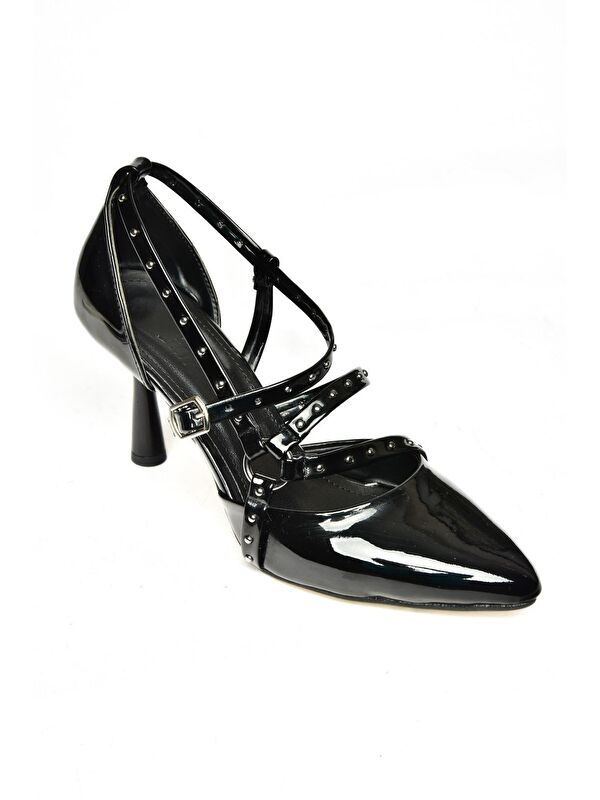 S5182033 Siyah Kadın Topuklu Ayakkabı - Görsel 3