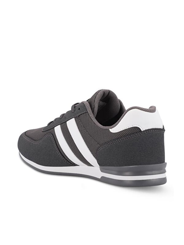 OMEGA IN Erkek Sneaker Ayakkabı Koyu Gri - Görsel 4