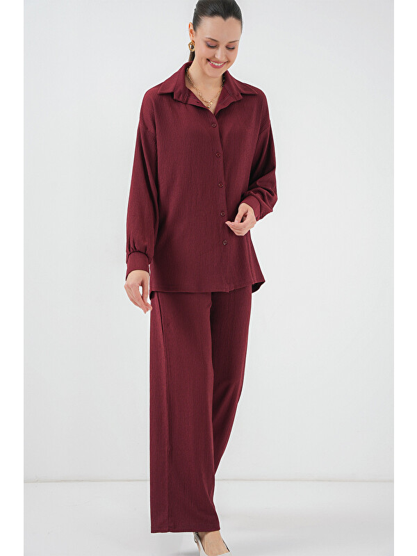 Bigdart 5858 Örme İkili Takım - Bordo
