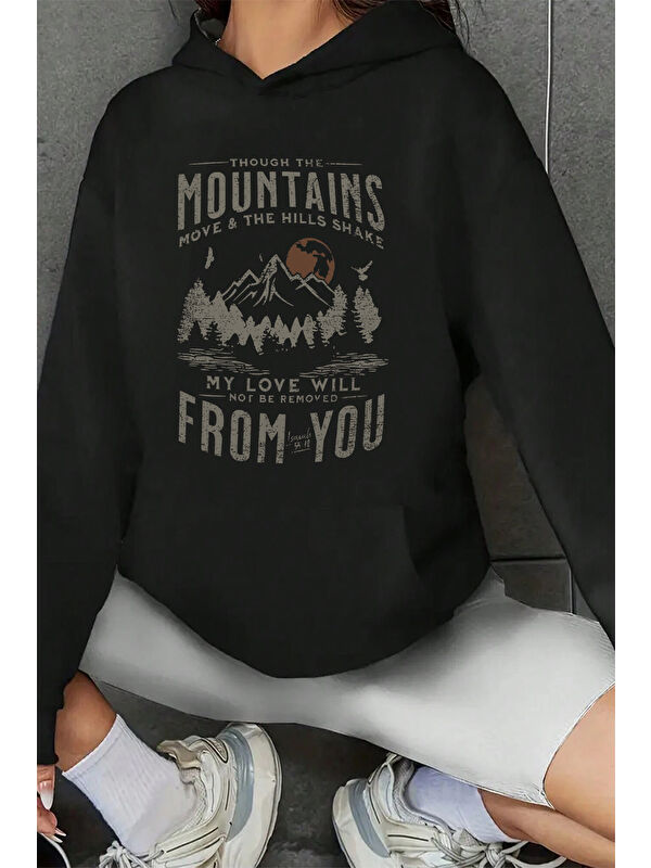 uyguntarz From You Baskılı Oversize Sweatshirt