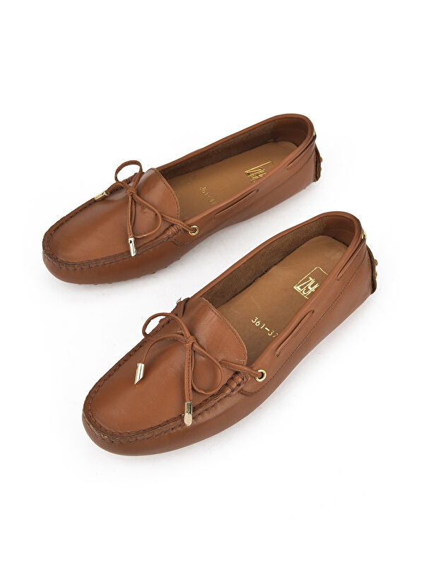 Kadın Hakiki Deri Ayakkabı 1511030Z361 Açık Taba - Görsel 6