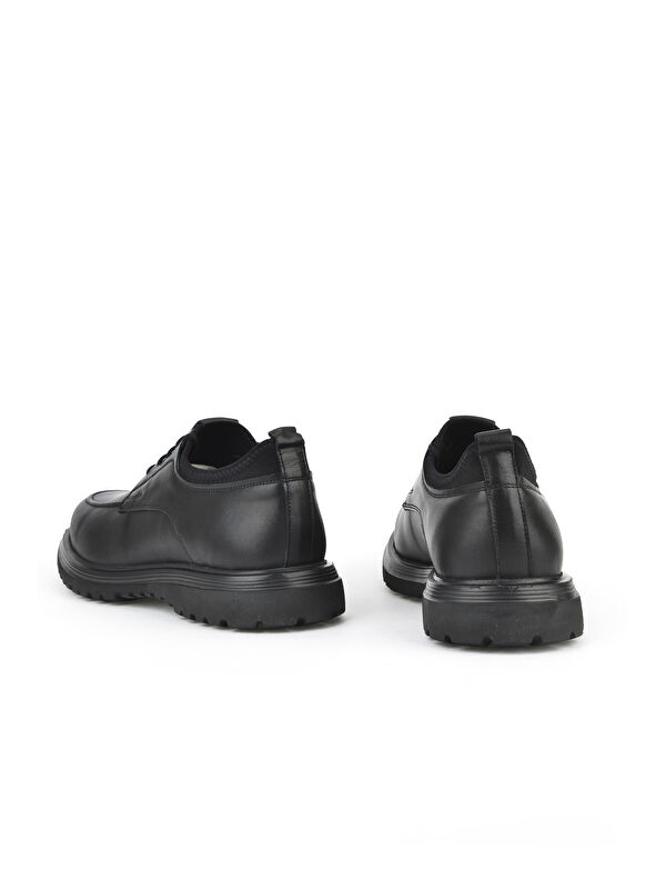 Erkek Hakiki Deri Ayakkabı 153498Z17331 Siyah - Görsel 4