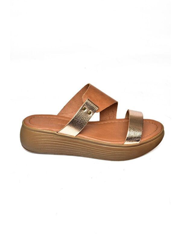 S2910597 Taba/Bakır Kadın Terlik - Görsel 2