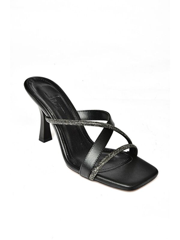 S5903331 Siyah Kadın Terlik - Görsel 3