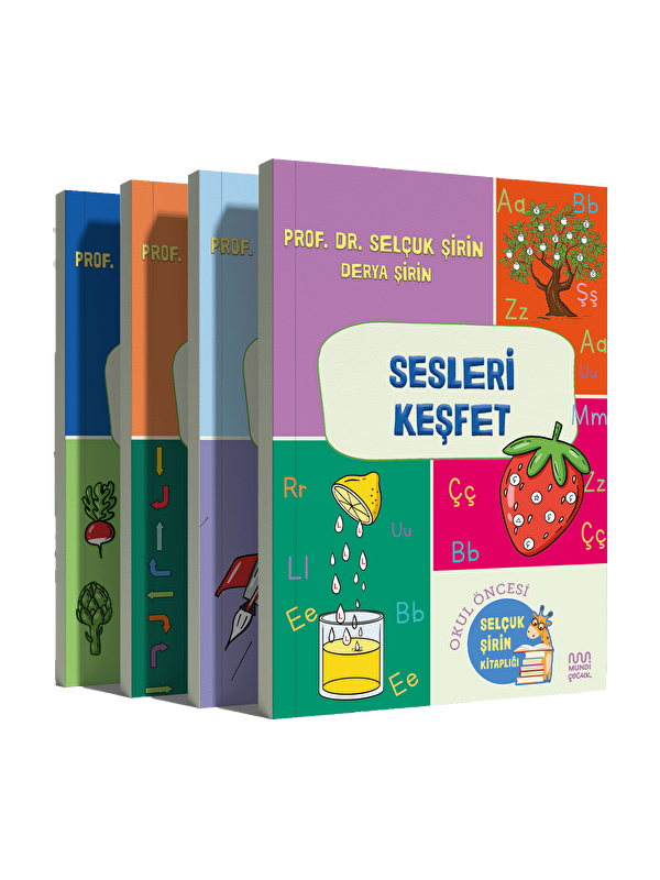 Mundi Prof. Dr. Selçuk Şirin Okul Öncesi Kitaplığı Keşfet Serisi (4 Kitap)
