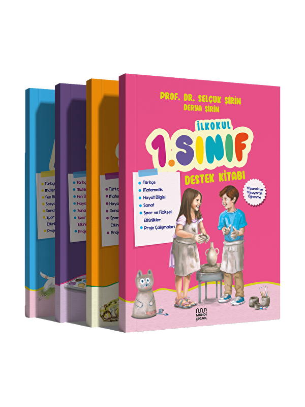 Mundi Prof. Dr. Selçuk Şirin İlkokul Destek Kitabı Seti (4 Kitap)