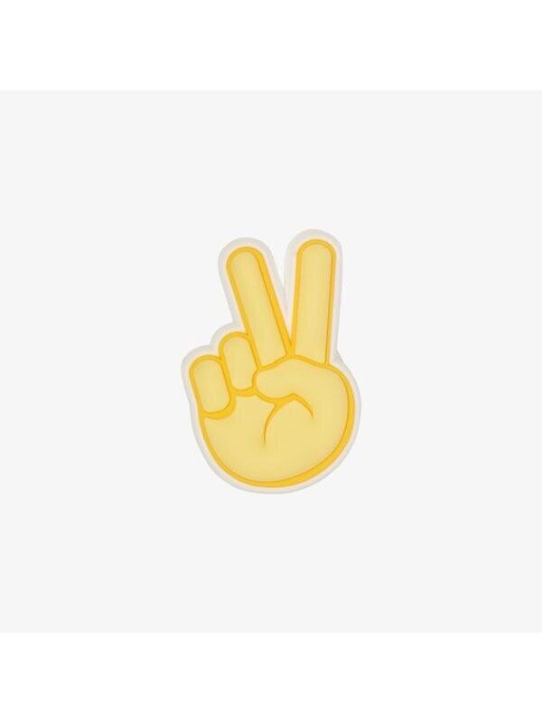 Crocs Peace Hand Sign Sarı Jibbitz