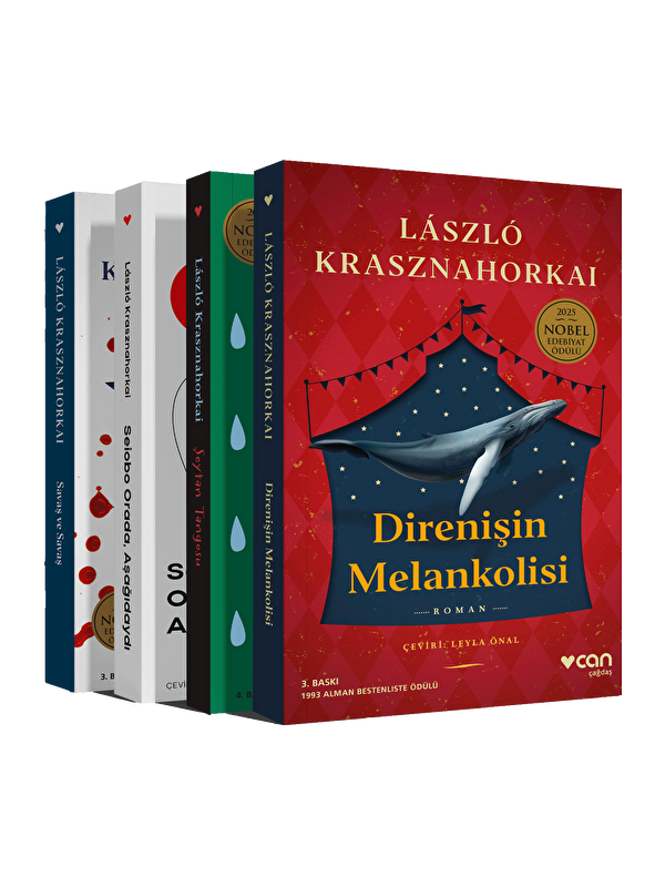 Can Yayınları László Krasznahorkai Seti (4 Kitap)