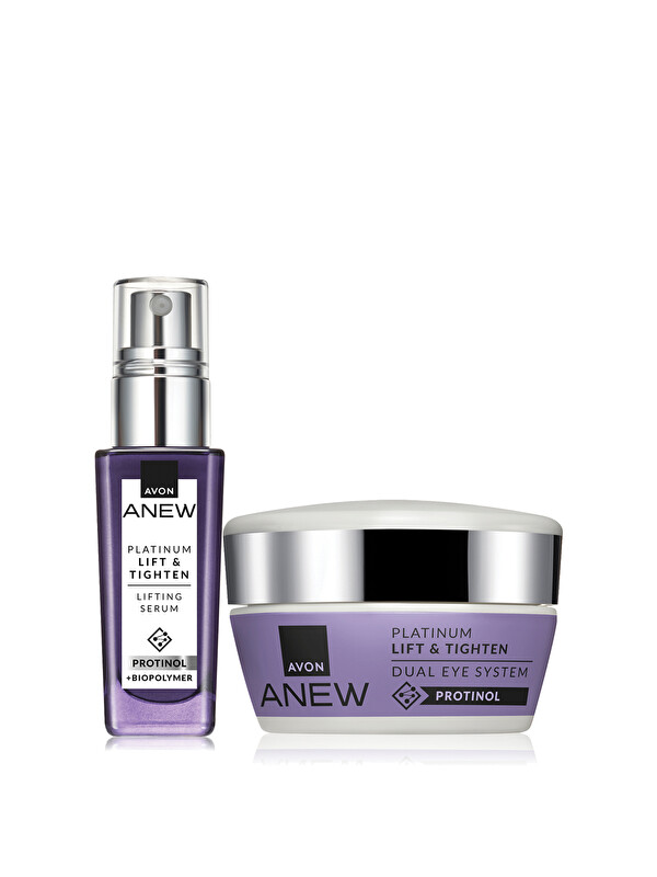 AVON Anew Platinum Lifting Yüz Serumu ve Göz Çevresi Bakım Sistemi Paketi