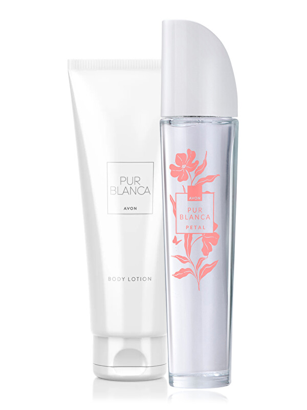 AVON Pur Blanca Petal Kadın Parfüm ve Vücut Losyonu Paketi