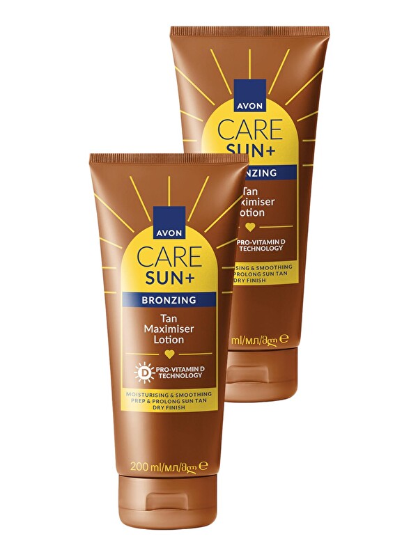 AVON Care SUN+ BRONZING Bronzlaştırıcı Losyon 200 Ml. İkili Paket
