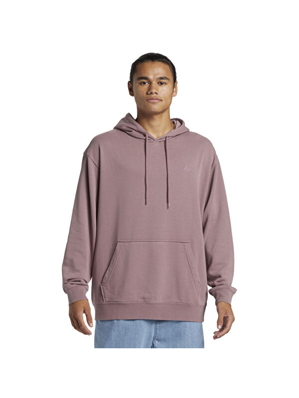 Quiksilver Salt Water Hoodie Erkek Mor Kapüşonlu Sweatshirt
