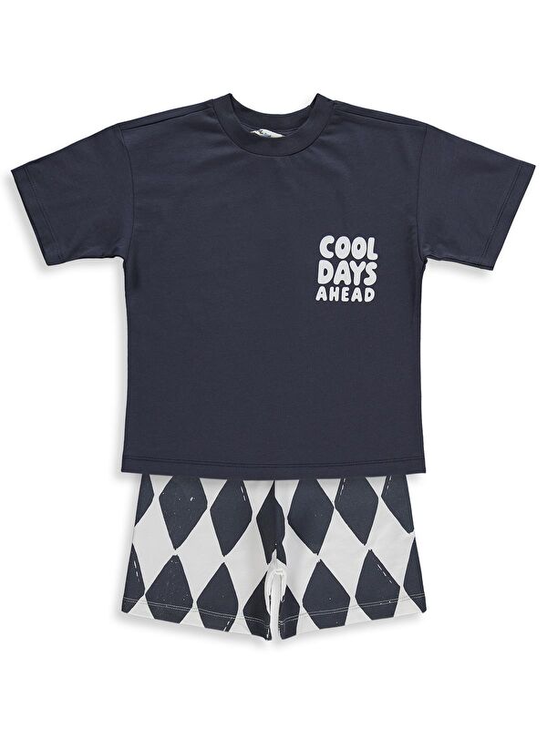 Civil Boys Cool Vibes Baskılı 2'Li 3-9 Yaş Takım - Haki