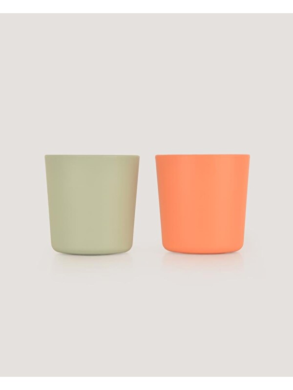Let's Be Child Mini Bebek Bardakları 2'Li  Peach - Sage Green