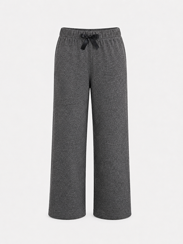 Formo Kadın Yumoş Triko Fitilli Kalın Pantolon Pijama Altı