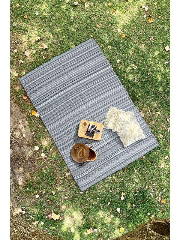 Konfor Halı Katlanabilir Plaj Kamp Piknik Bahçe Balkon Teras Hasır Halı Mat Savan Kilim Karavan Halısı-90x180