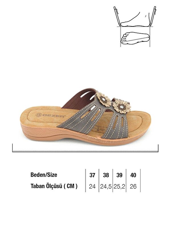 Kadın Yazlık Tasarım Suni Deri Terlik - Görsel 3