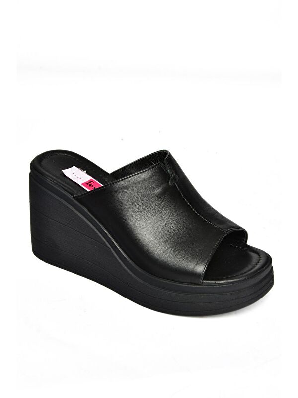 P5559612 Siyah Kadın Terlik - Görsel 3