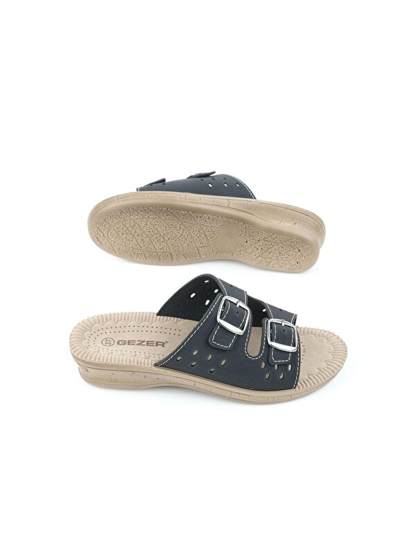 Yazlık Kadın Tokalı Ayarlanabilir Terlik - Görsel 6