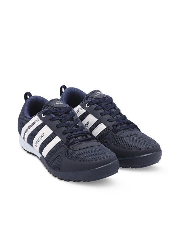 ALGAR I Erkek Sneaker Ayakkabı Lacivert / Beyaz - Görsel 3