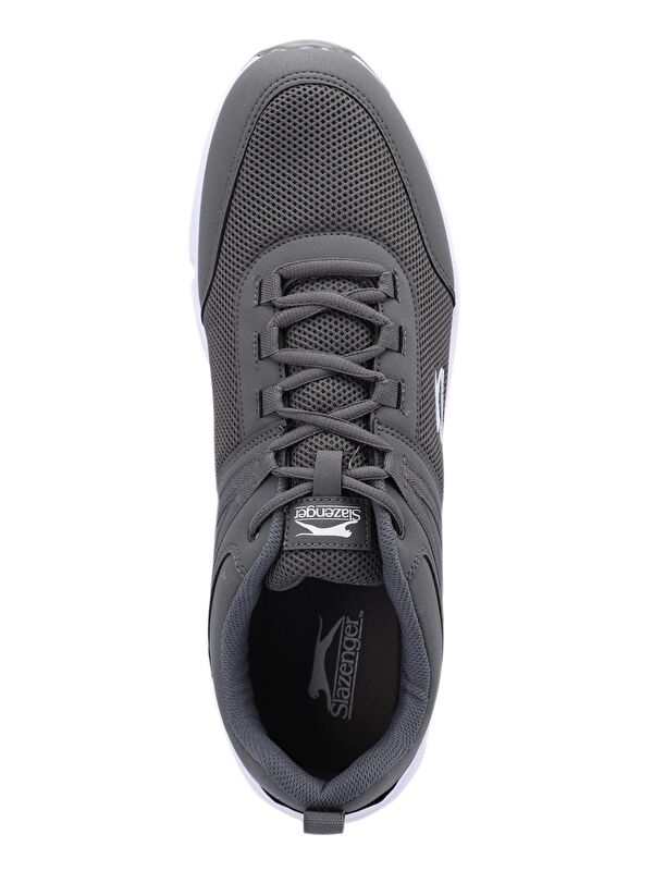 PLANE Büyük Beden Sneaker Erkek Ayakkabı Koyu Gri / Beyaz - Görsel 6