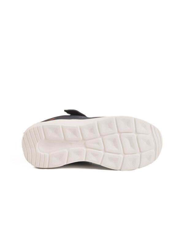 Siyah Cırtlı Fileli Unisex Çocuk Spor Ayakkabı Aster F - Görsel 4