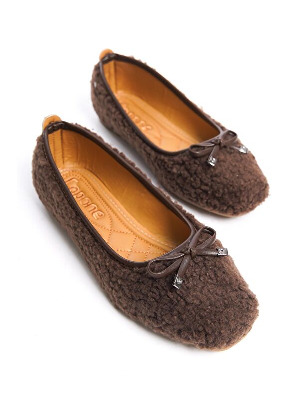 Capone Outfitters Ekru Capone Outfitters Hana Trend Kadın Babet