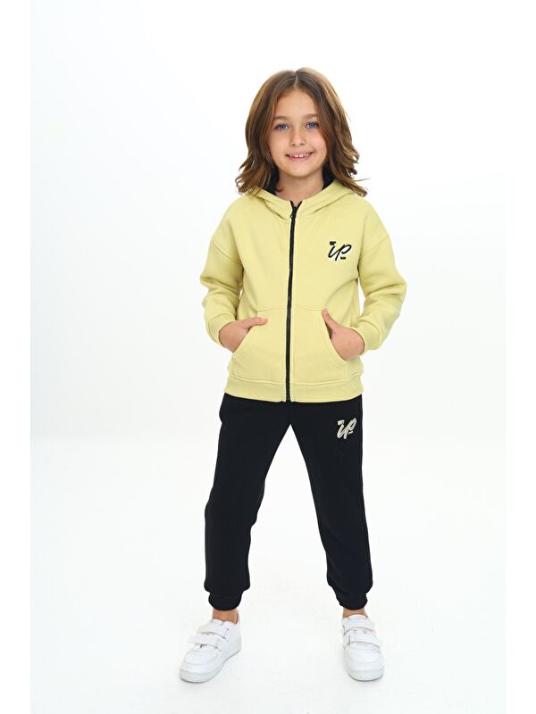 Toontoykids Kız Çocuk Kapüşonlu Eşofman Takım