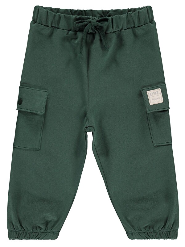 Civil Baby Basic Timeless Kargo Cepli 6-18 Ay Eşofman Altı - Yeşil