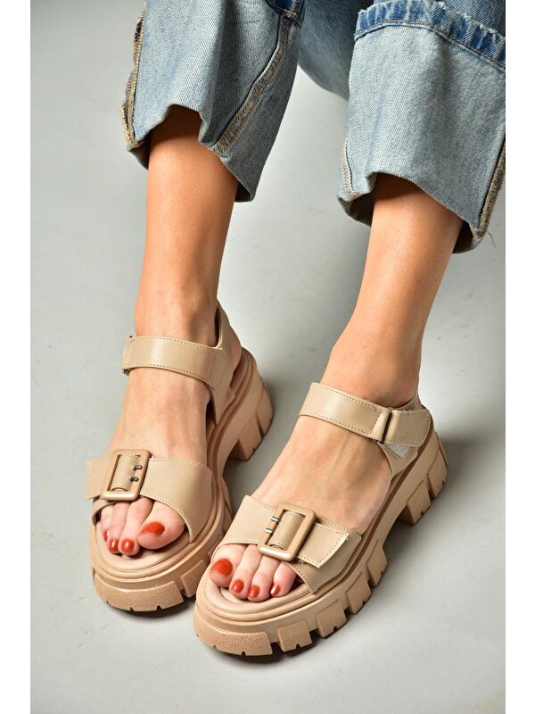 S9739812 Ten Kadın Sandalet - Görsel 6