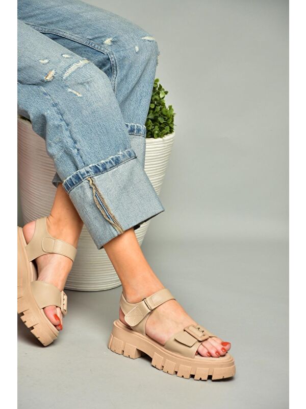 S9739812 Ten Kadın Sandalet - Görsel 7