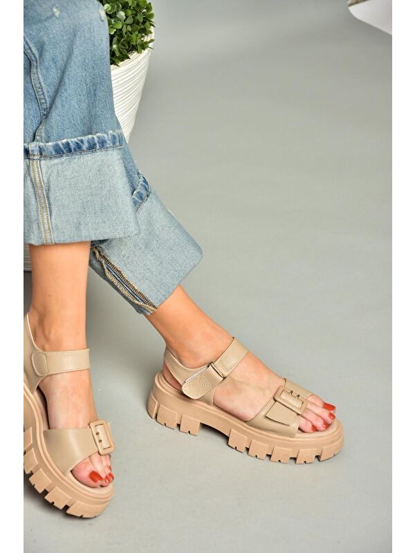 S9739812 Ten Kadın Sandalet - Görsel 8