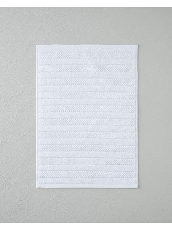 English Home Sandy Stripe Pamuk El Havlusu 30x45 cm Beyaz