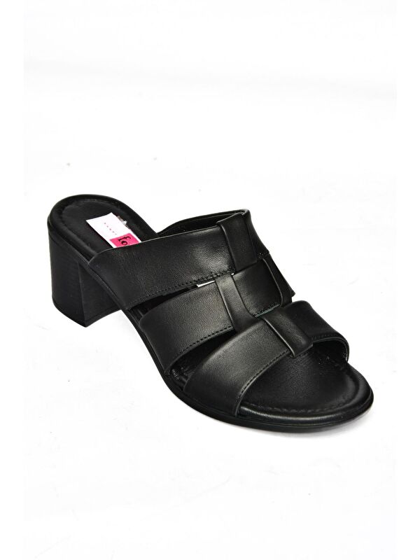 P5554520 Siyah Kadın Terlik - Görsel 5