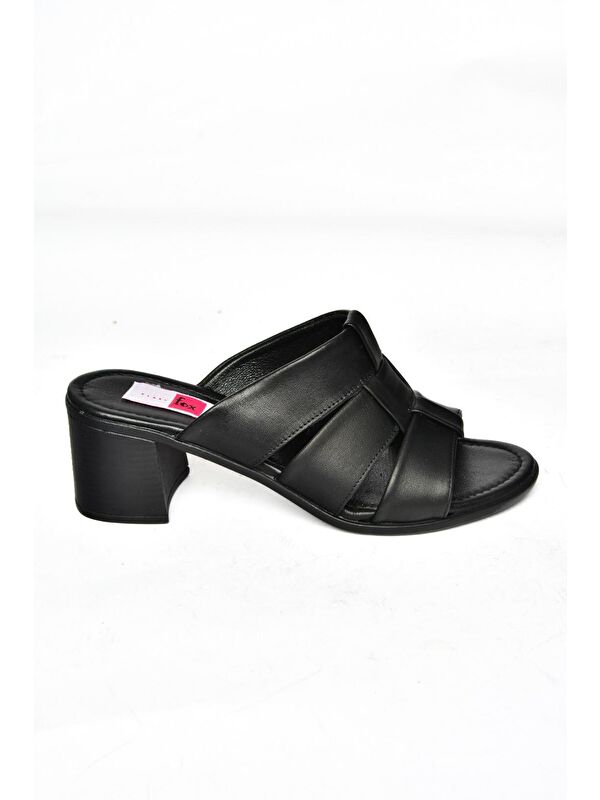 P5554520 Siyah Kadın Terlik - Görsel 6