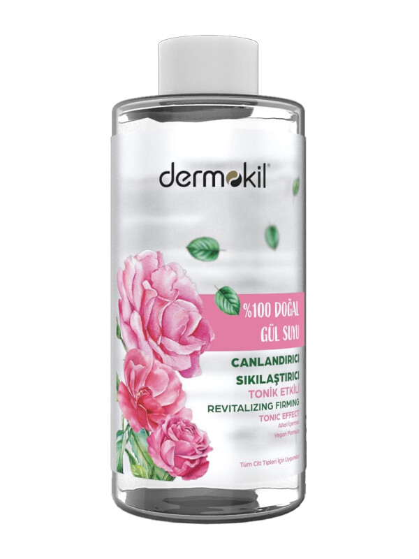 Dermokil %100 Doğal Gül Suyu Canlandırıcı Sıkılaştırıcı Tonik