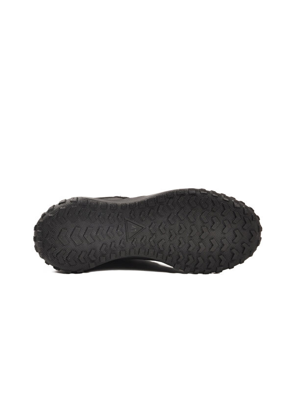 Siyah Bağcıklı Kaymaz Taban Erkek Spor Ayakkabı Mosk 2049 M - Görsel 6