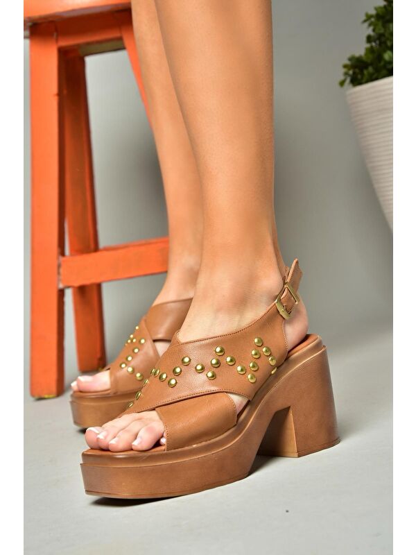 S9961210 Taba Kadın Sandalet - Görsel 5