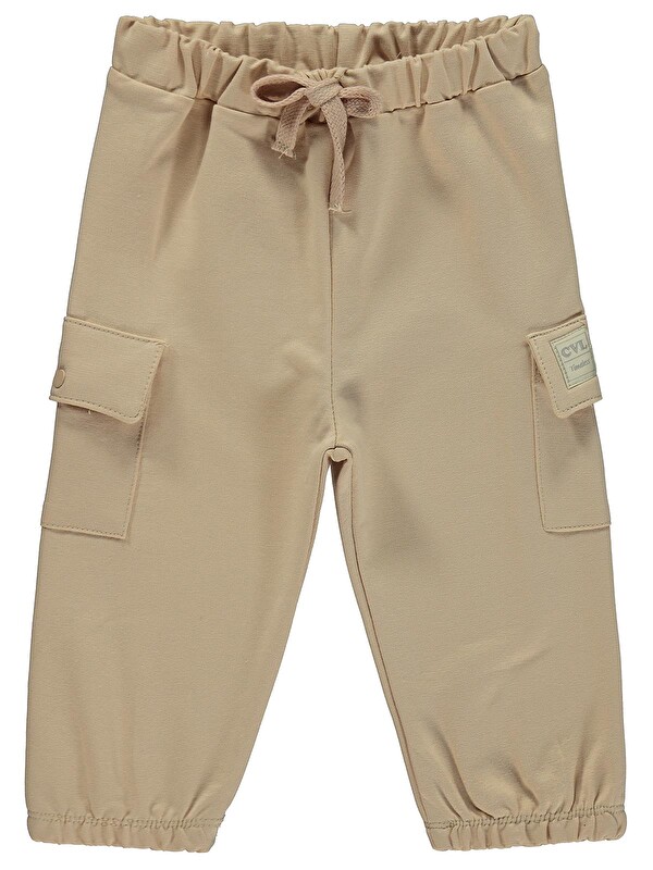 Civil Baby Basic Timeless Kargo Cepli 6-18 Ay Eşofman Altı - Kahverengi