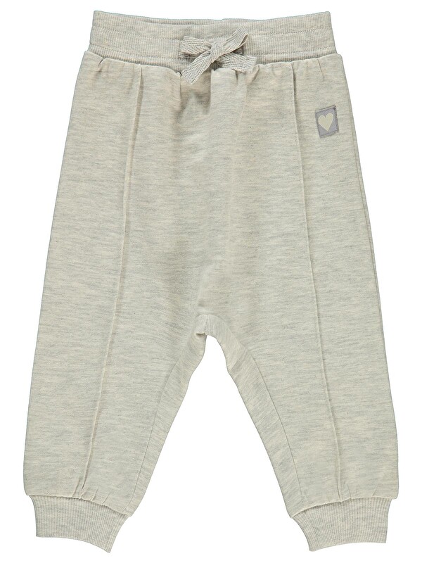 Civil Baby Basic Kalp Etiketli 6-18 Ay Eşofman Altı - Gri