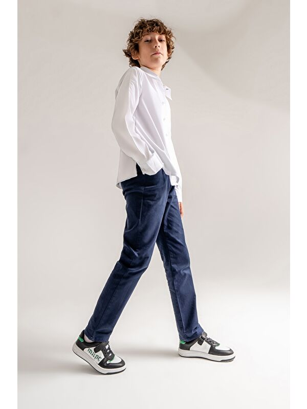 Mnpc Siyah Mnpc Hakiki Deri Erkek Çocuk Anatomik Günlük Ayakkabı