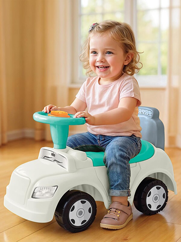 Dolu Oyuncak Step Car 2 In 1 Kutuda - Yeşil