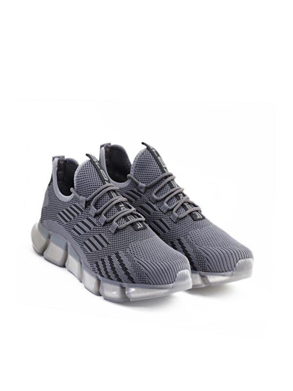 ZANDER Sneaker Erkek Ayakkabı Koyu Gri / Siyah - Görsel 3