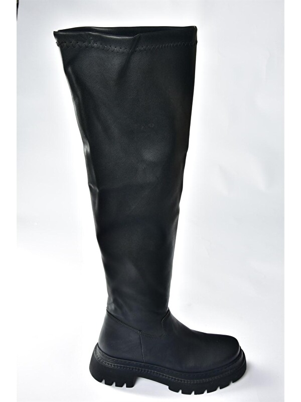 Fox Shoes N4040020 Siyah Kadın Çizme