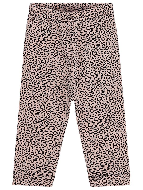 Civil Baby Leopar Baskılı 6-18 Ay Tayt - Siyah 6-9 Ay