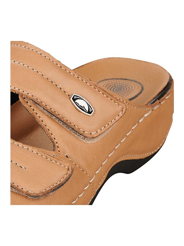 Kadın Ayarlanabilir Hakik Deri Terlik - Görsel 4