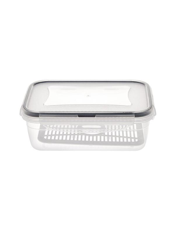 Plastart Fresh Box Dikdörtgen Bölmeli Saklama Kabı - 800 ml